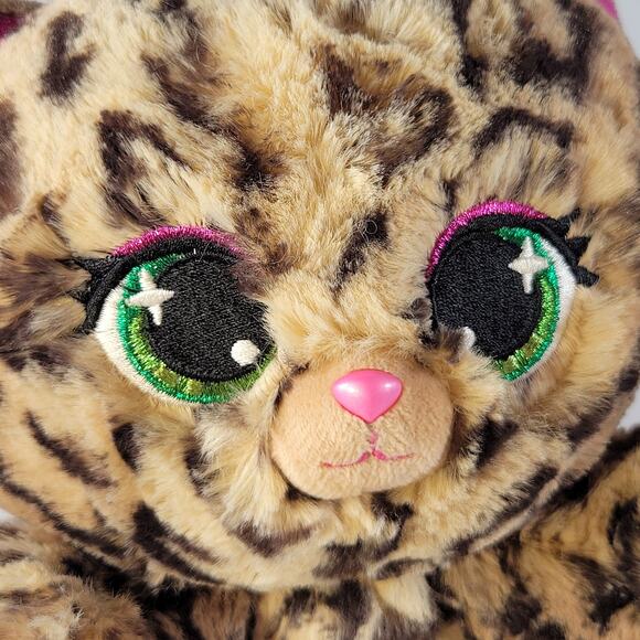 Gund Sadie Spotsam Plush Toy 6" Leopard Sparkle Accents Cat Stuffed Animal - Picture 6 of 11